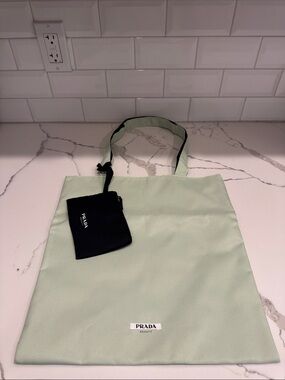 Prada Beauty tote bag